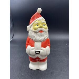 Vintage. Rubber Squeak Santa Toy Vintage Working 8" Taiwan Made By Reliance